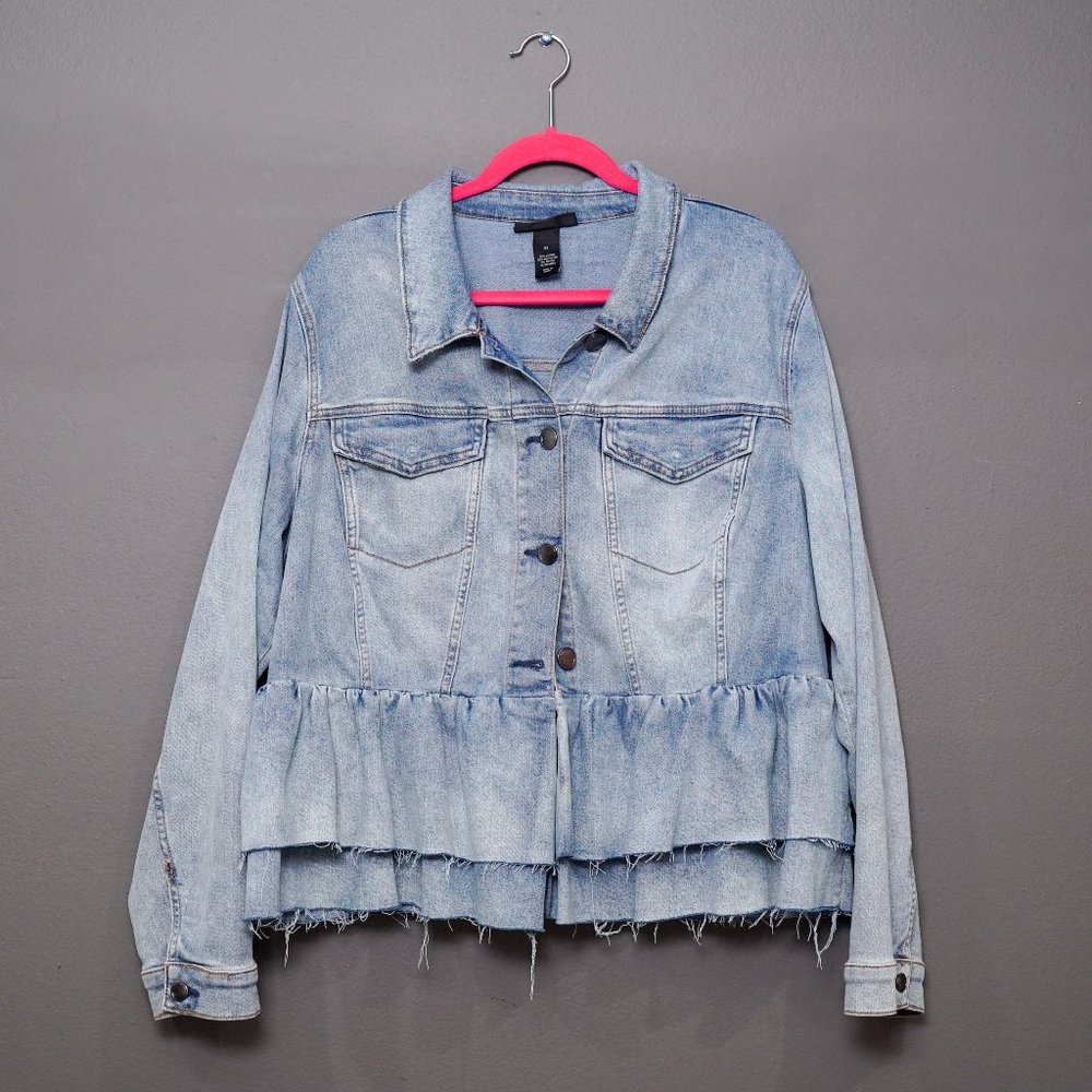Lane Bryant Denim Jacket Size 22